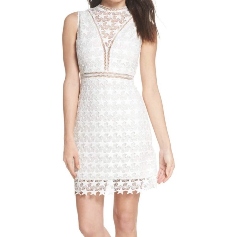 Sam Edelman Star Lace Sheath Dress